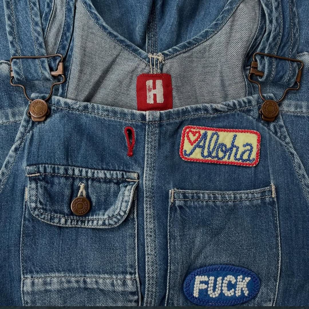 Hysteric Glamour Vintage 90s Hysteric Glamour Overalls Thin Denim Indigo Pant Size US 28 / EU 44 - 5 Thumbnail