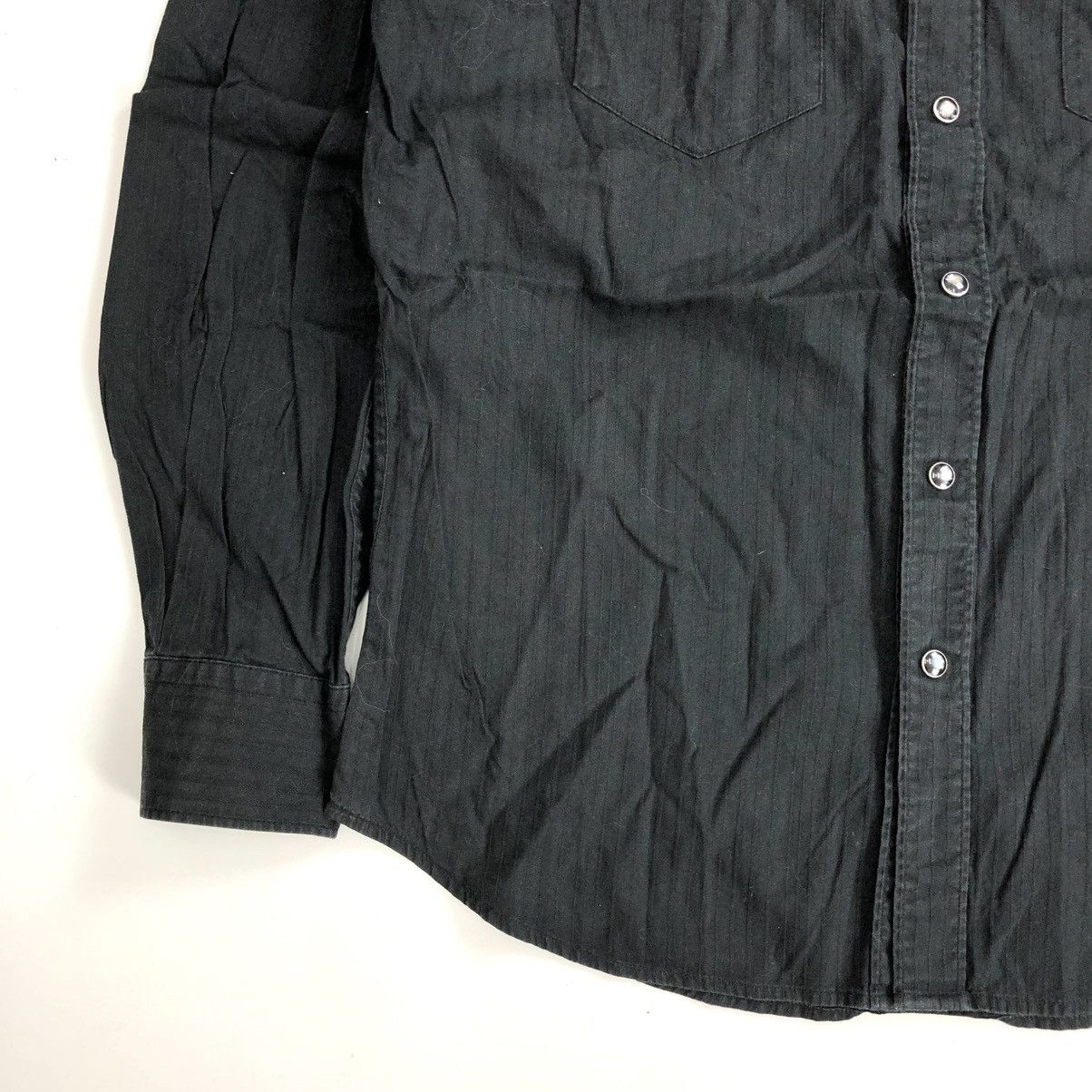 Japanese Brand × Vintage Vintage DjHonda Double Pocket Black Western Shirt Size US M / EU 48-50 / 2 - 6 Thumbnail