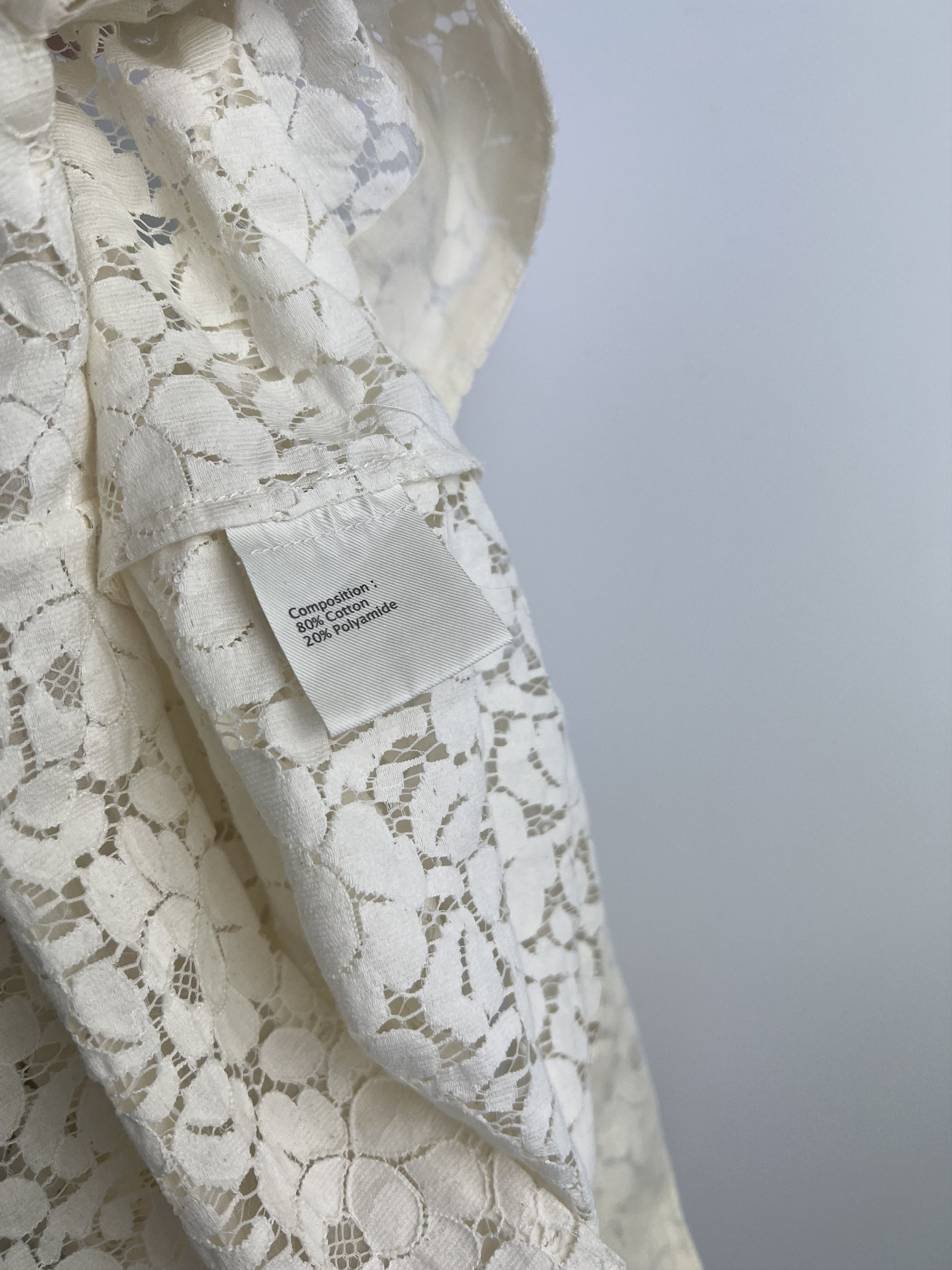 3.1 Phillip Lim 3.1 Phillip Lim Ivory Lace Floral Mini Shift Dress Size 6 Size M / US 6-8 / IT 42-44 - 8 Thumbnail