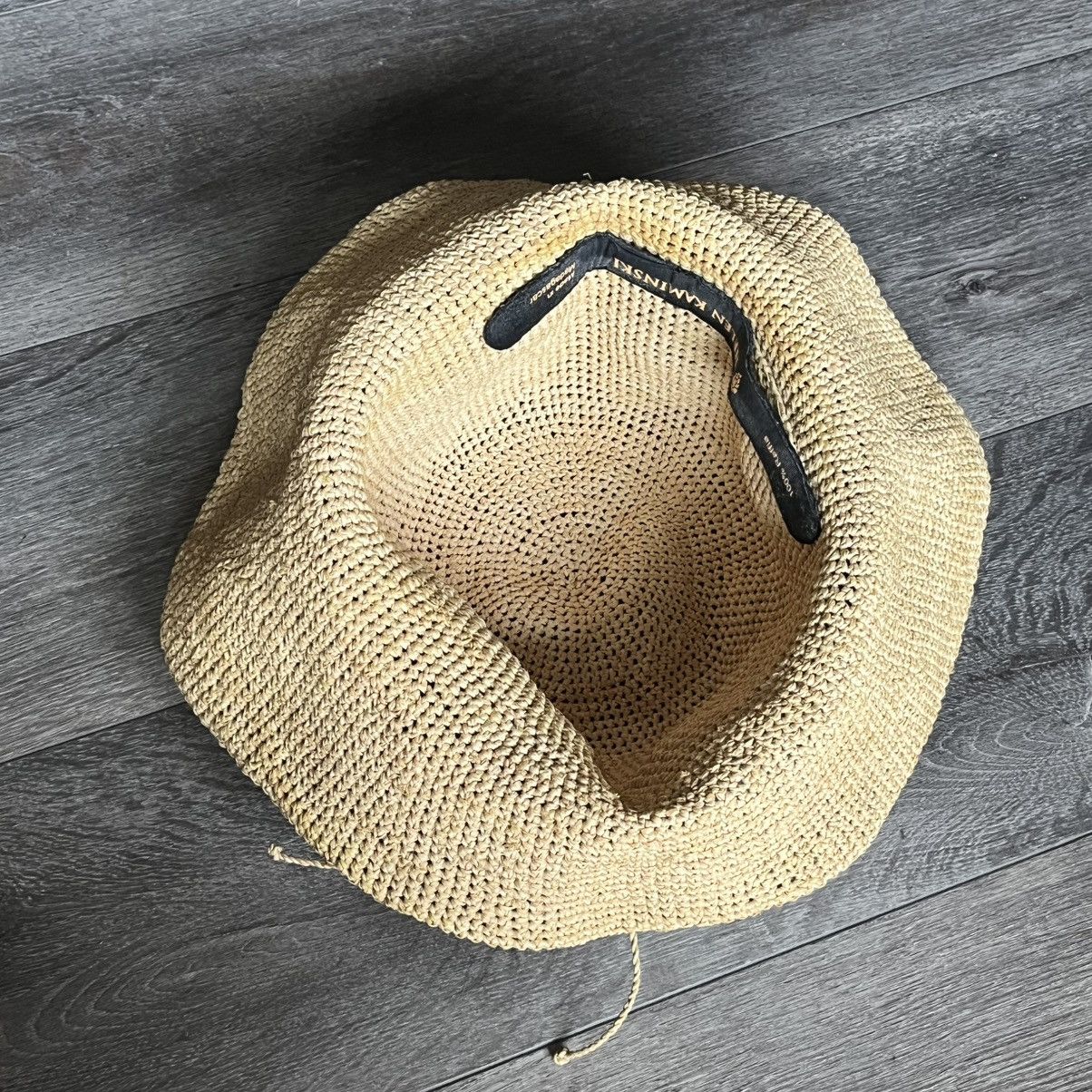 Vintage Helen Kaminski 100% Raffia Straw Hat Fedora Madagascar Size ONE SIZE - 6 Thumbnail