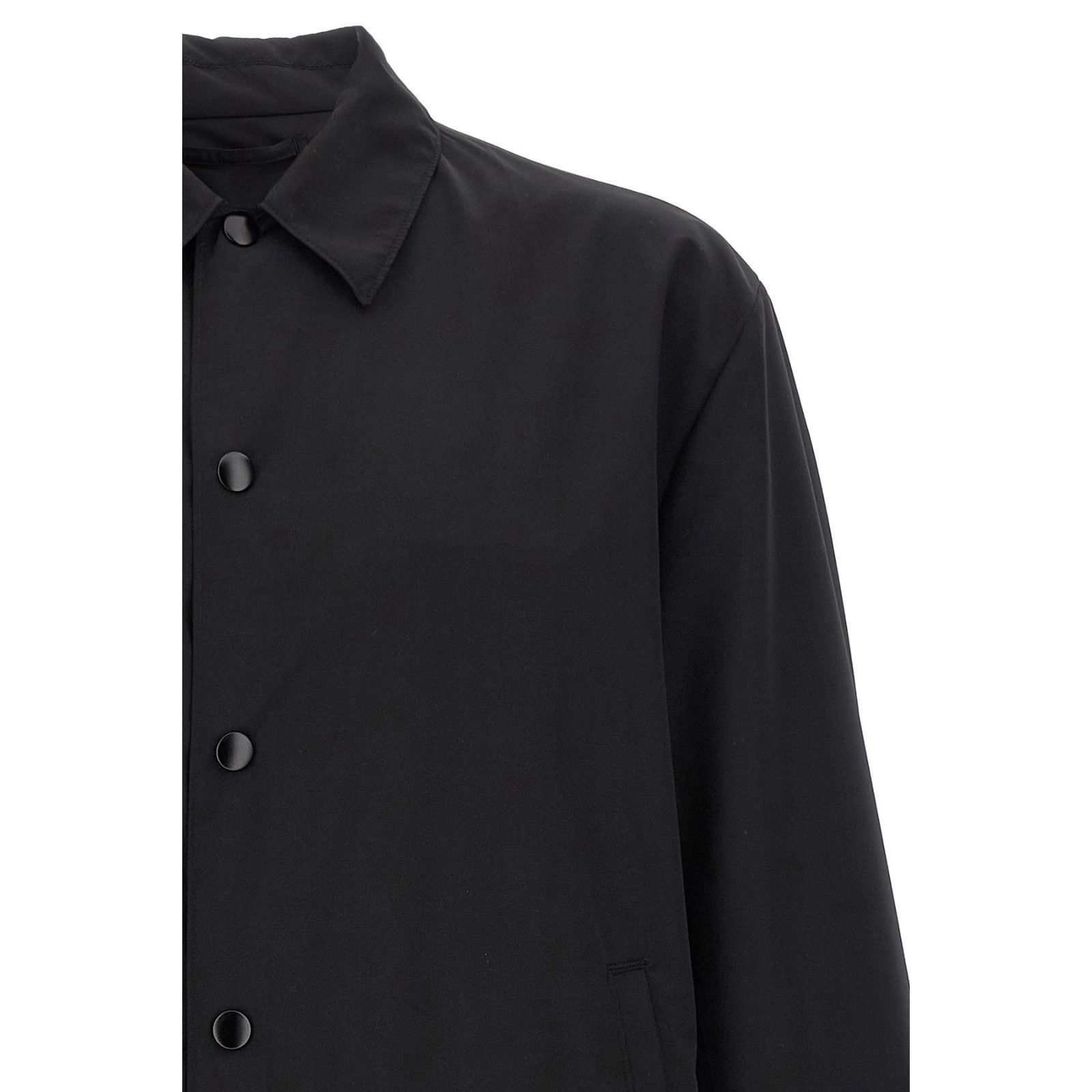 Prada PRADA Travel Black Wool Blouson Jacket New & Authentic (Men' Size US L / EU 52-54 / 3 - 3 Thumbnail