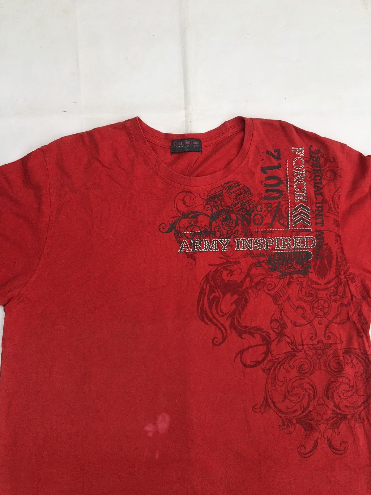 Beauty Beast Japan Poem Double Layer Forest Authentic Rock Punk Style Size US L / EU 52-54 / 3 - 4 Thumbnail