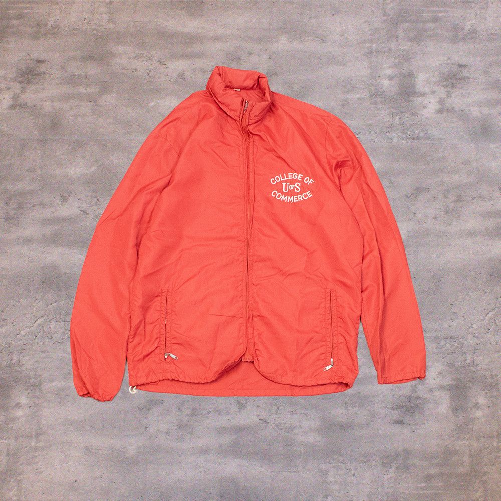 Vintage True Vintage 1960's U OF S Collegiate Hooded Coach Jacket Size US M / EU 48-50 / 2 - 1 Thumbnail