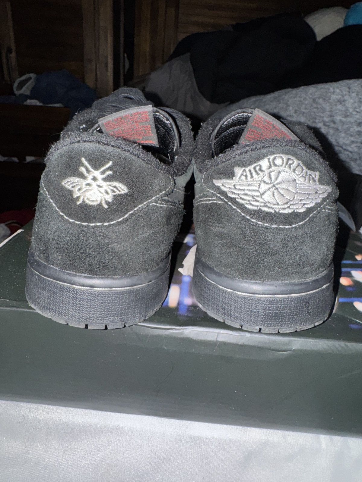 Nike × Travis Scott Travis Scott Black Phantom 1s Size US 7.5 / EU 40-41 - 14 Thumbnail