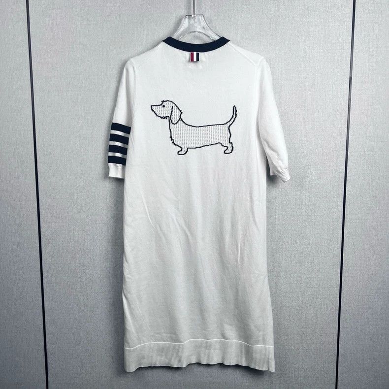 Thom Browne Thom Browne Classic wool striped puppy dress Size S / US 4 / IT 40 - 2 Thumbnail