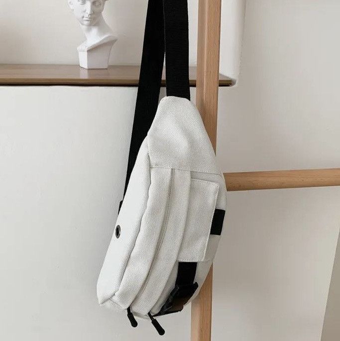 Other Waist Shoulder Bag Casual Canvas Harajuku Fanny Pack Size ONE SIZE - 2 Thumbnail