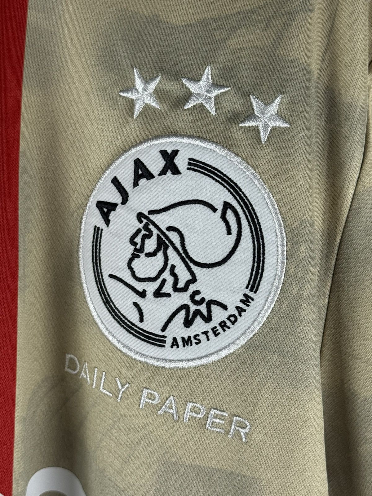 Adidas Adidas 2022-23 Ajax Away 3rd DAILY PAPER Football Shirt Size US L / EU 52-54 / 3 - 5 Thumbnail
