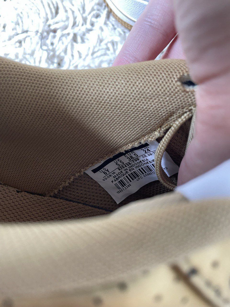 Nike Gold shoes Nike air force 1 low lv8 gs Size US 6 / EU 39 - 8 Thumbnail