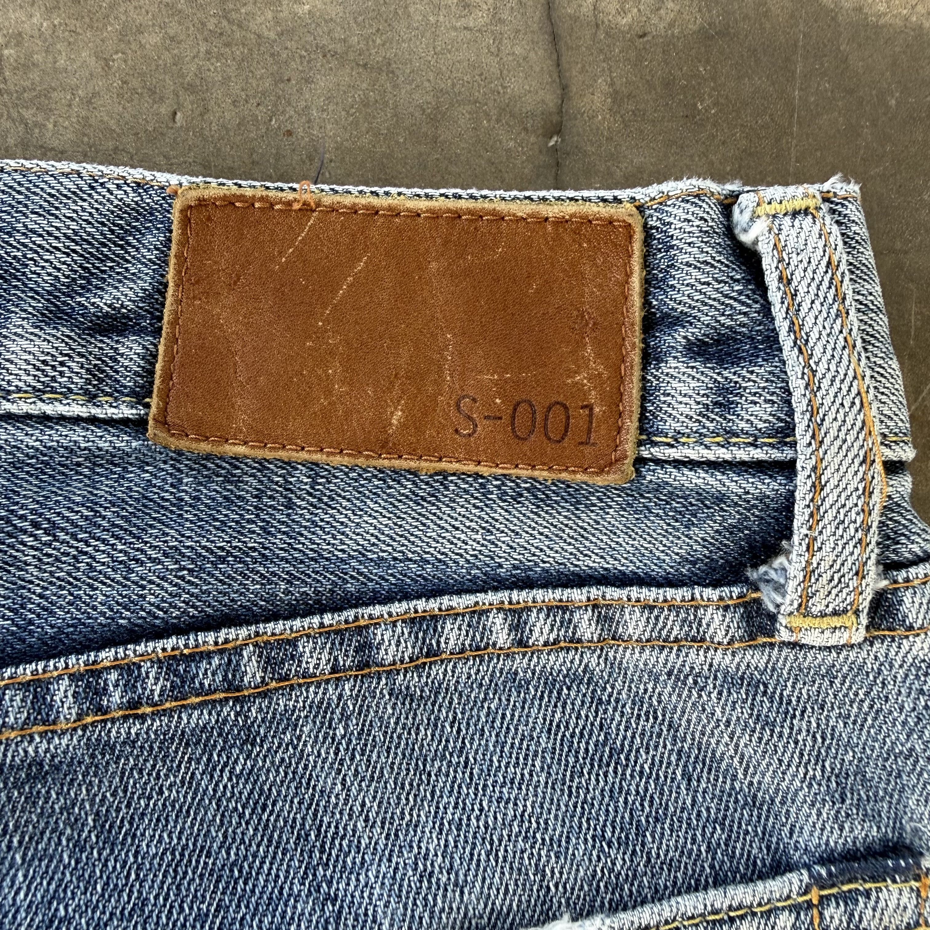 Japanese Brand Waist 32 Vintage Japan Slim Fit Faded Denim Jean Pants Size US 32 / EU 48 - 10 Thumbnail