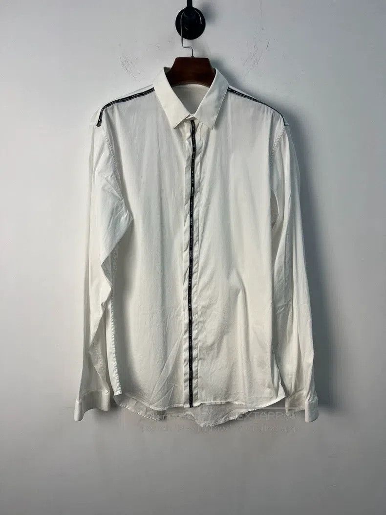 Dior Dior White door-breasted shirt Size US XXS / EU 40 - 1 Thumbnail