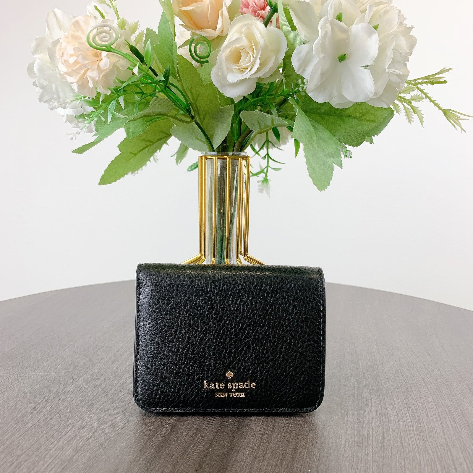 Kate Spade kate spade KH788 Lena Small Bifold Wallet IN Black Size ONE SIZE - 1 Thumbnail