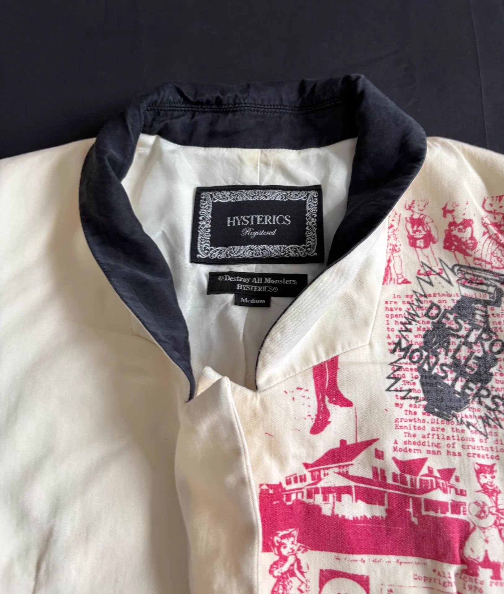 Hysteric Glamour Hysteric Glamour Vintage Asym Blazer w/SP Comic Print Size US M / EU 48-50 / 2 - 6 Thumbnail