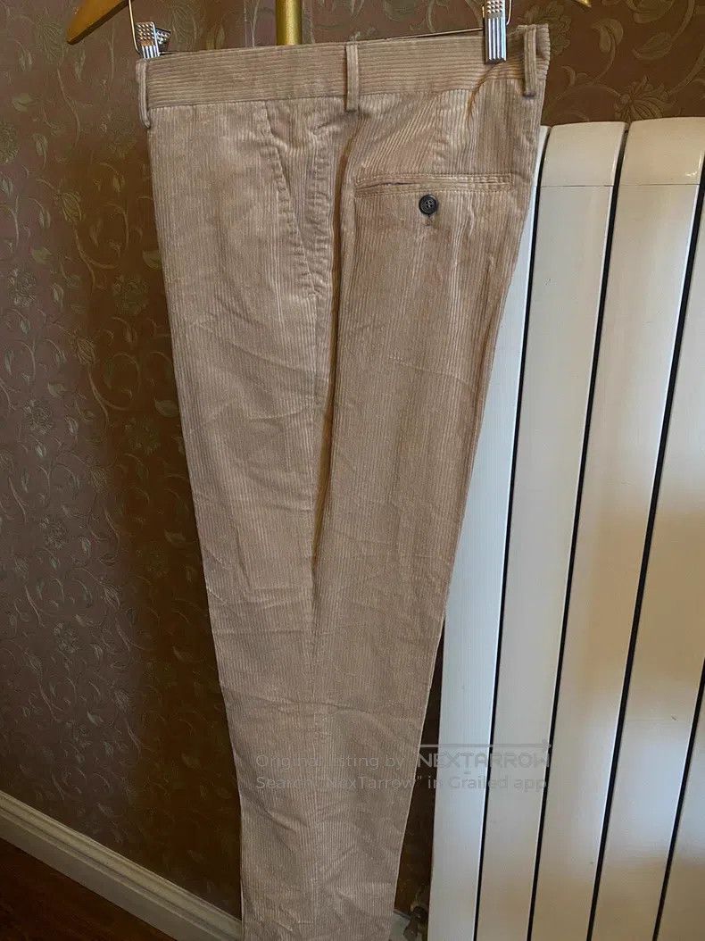 Brunello Cucinelli brunello cucinelli Corduroy double-breasted suit set Size 50L - 4 Thumbnail