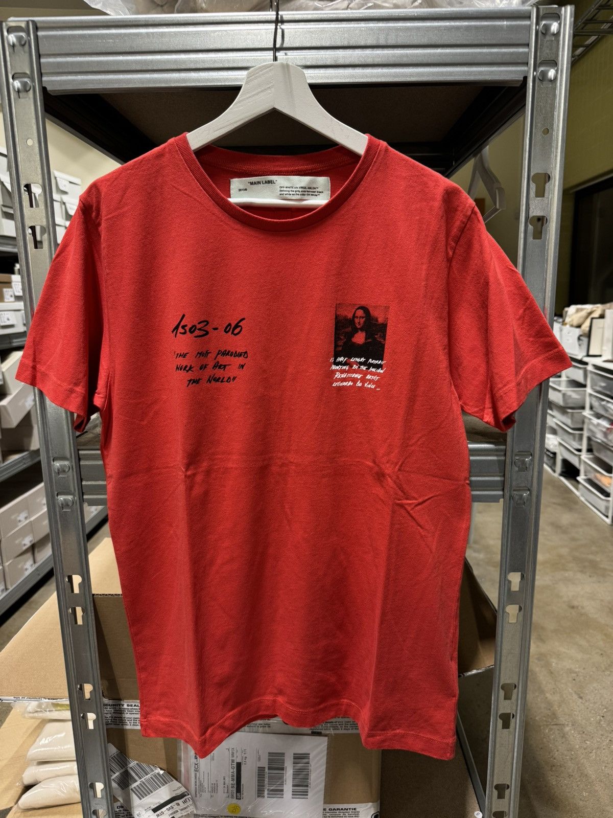 Off-White Off-White Mona Lisa T-Shirt NEW 500$ Size US S / EU 44-46 / 1 - 2 Thumbnail