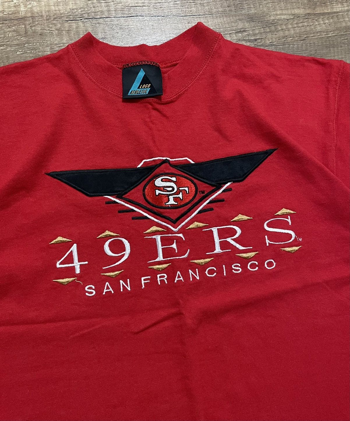 NFL Vintage NFL San Francisco 49ers Heavy Cotton T Shirt Size US M / EU 48-50 / 2 - 4 Thumbnail