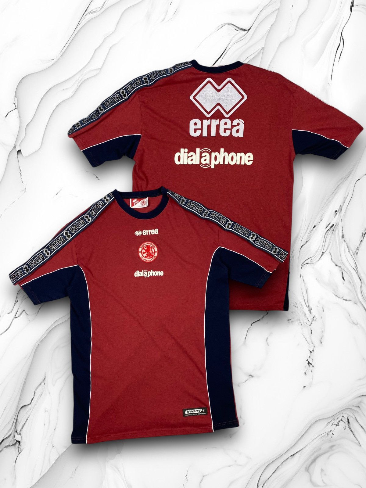 Errea × Vintage Errea Middlesbrough F.C. Away Vintage T Shirt Cotton Jersey Size US XXL / EU 58 / 5 - 1 Thumbnail
