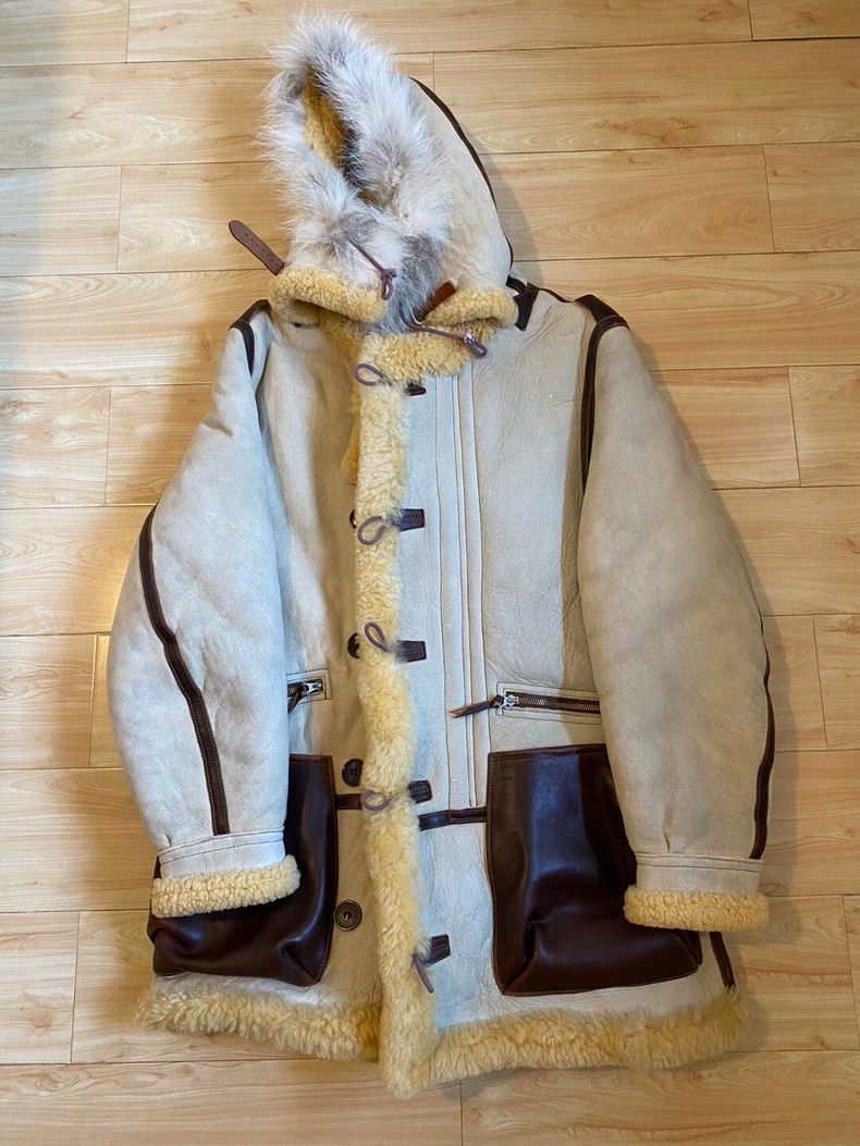 The Real McCoy's Real McCoy Buzz B7 Jacket with Fur Hood- DMC Size US L / EU 52-54 / 3 - 1 Thumbnail