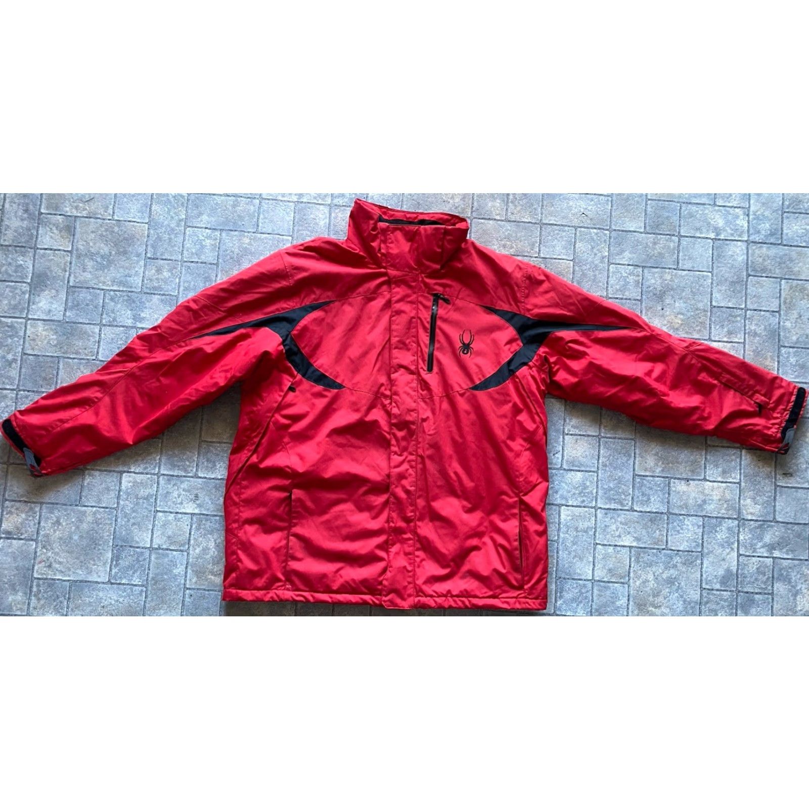 Spyder Spyder Jacket Coat Men XL Red Polyester Thinsulate Jacket Coat for Men Size US XL / EU 56 / 4 - 2 Thumbnail