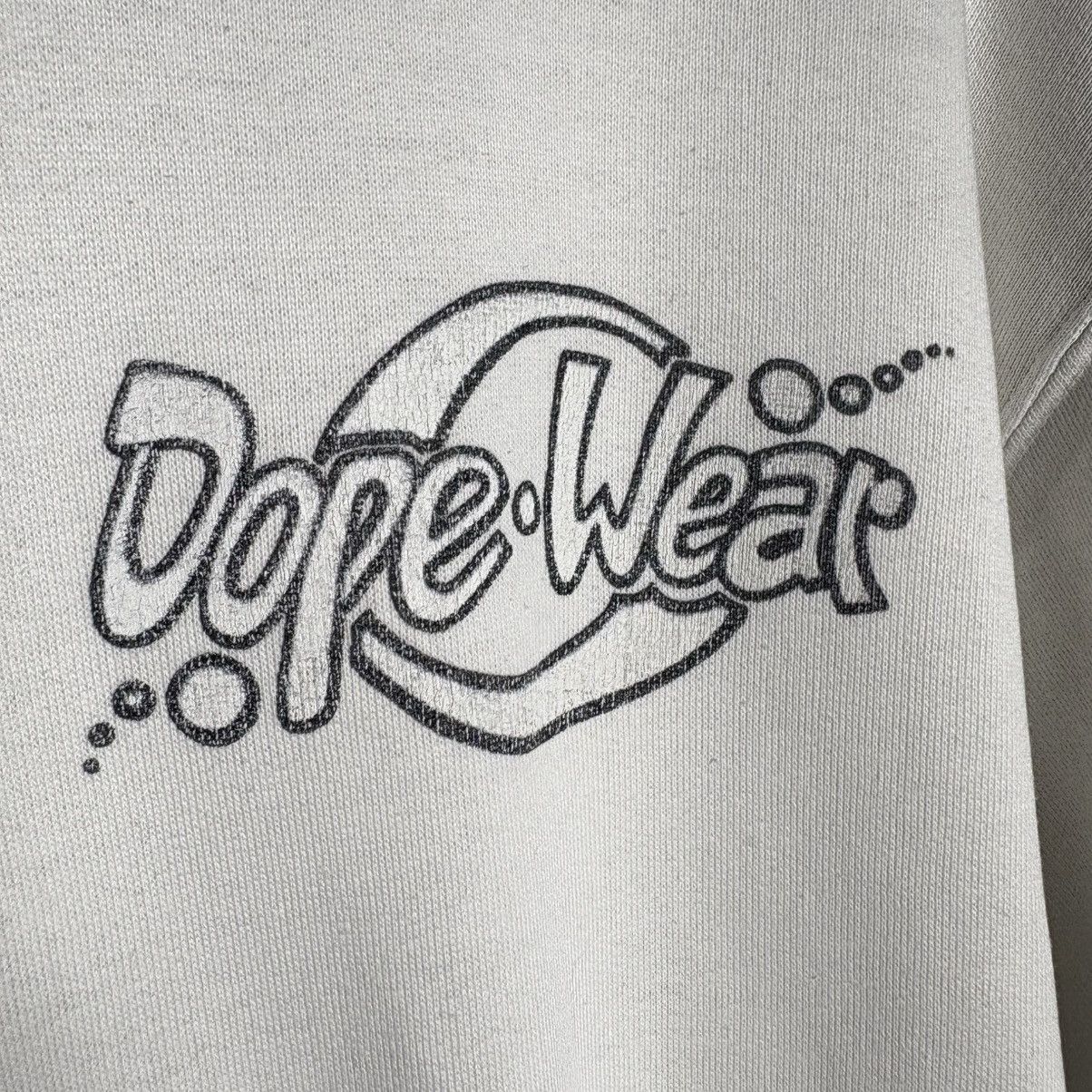 Vintage Vintage 90s Dope Wear Bong Stoner Skateboard Hoodie Size US XL / EU 56 / 4 - 4 Thumbnail