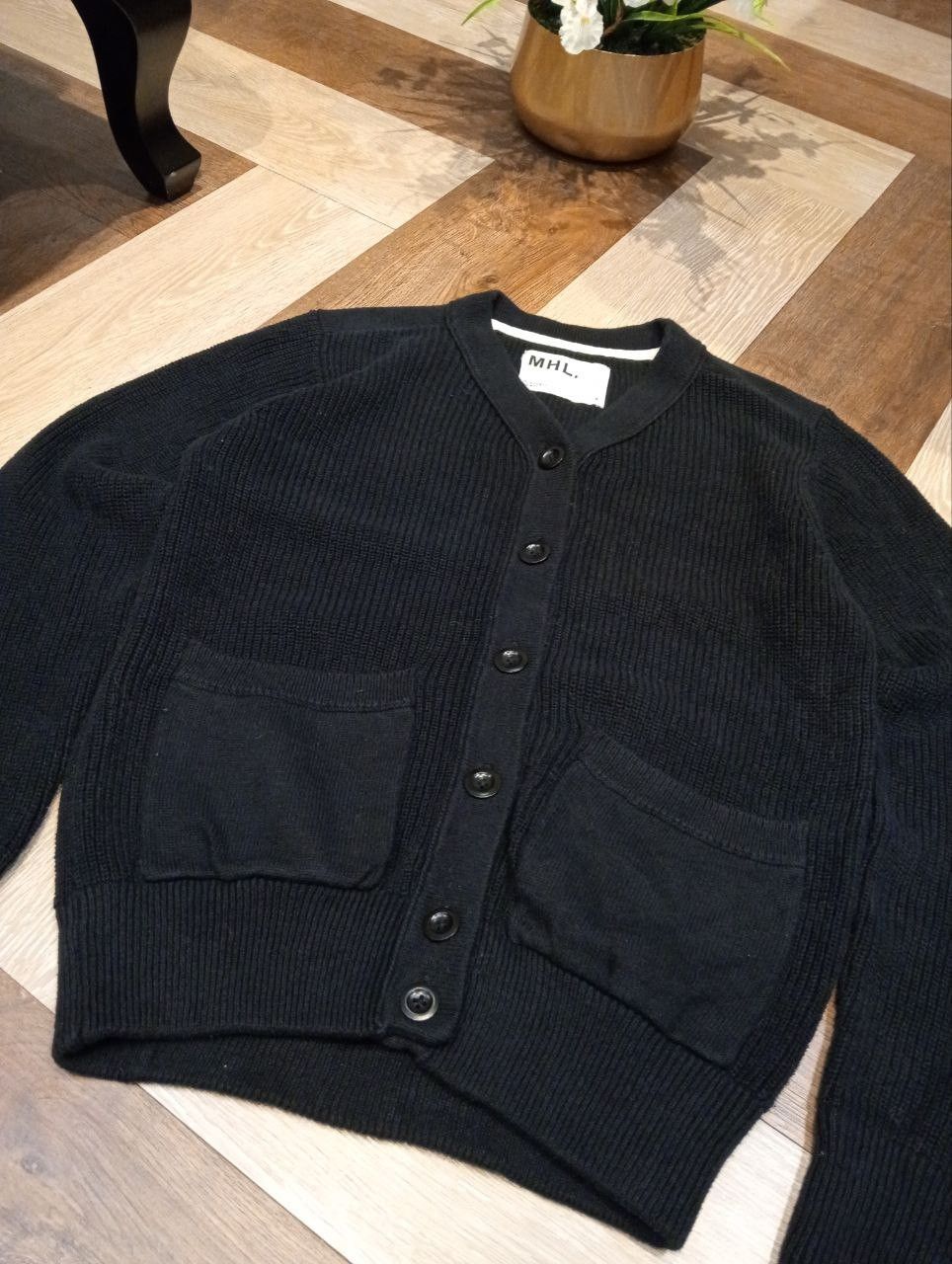 Margaret Howell MARGARET HOWELL BLACK KNITTED SWEATER Size M / US 6-8 / IT 42-44 - 6 Thumbnail