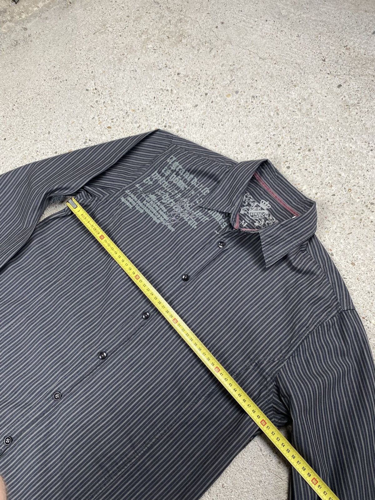 Affliction Vintage affliction striped shirt avant agrde archive vintage Size US M / EU 48-50 / 2 - 14 Thumbnail