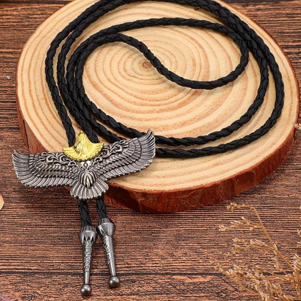 Other Eagle Gold Western Bolo Tie Size ONE SIZE - 5 Thumbnail