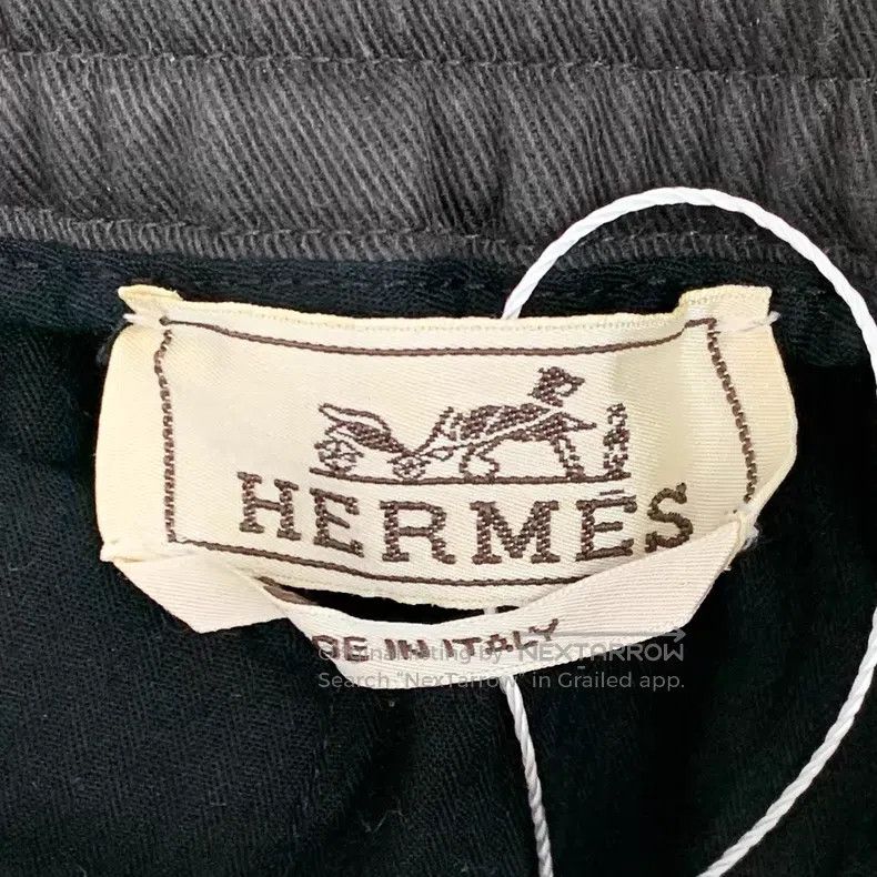 Hermes Hermes Dark Brown Cotton Drawstring Elastic Waist Casual P Size US 40 / EU 56 - 5 Thumbnail
