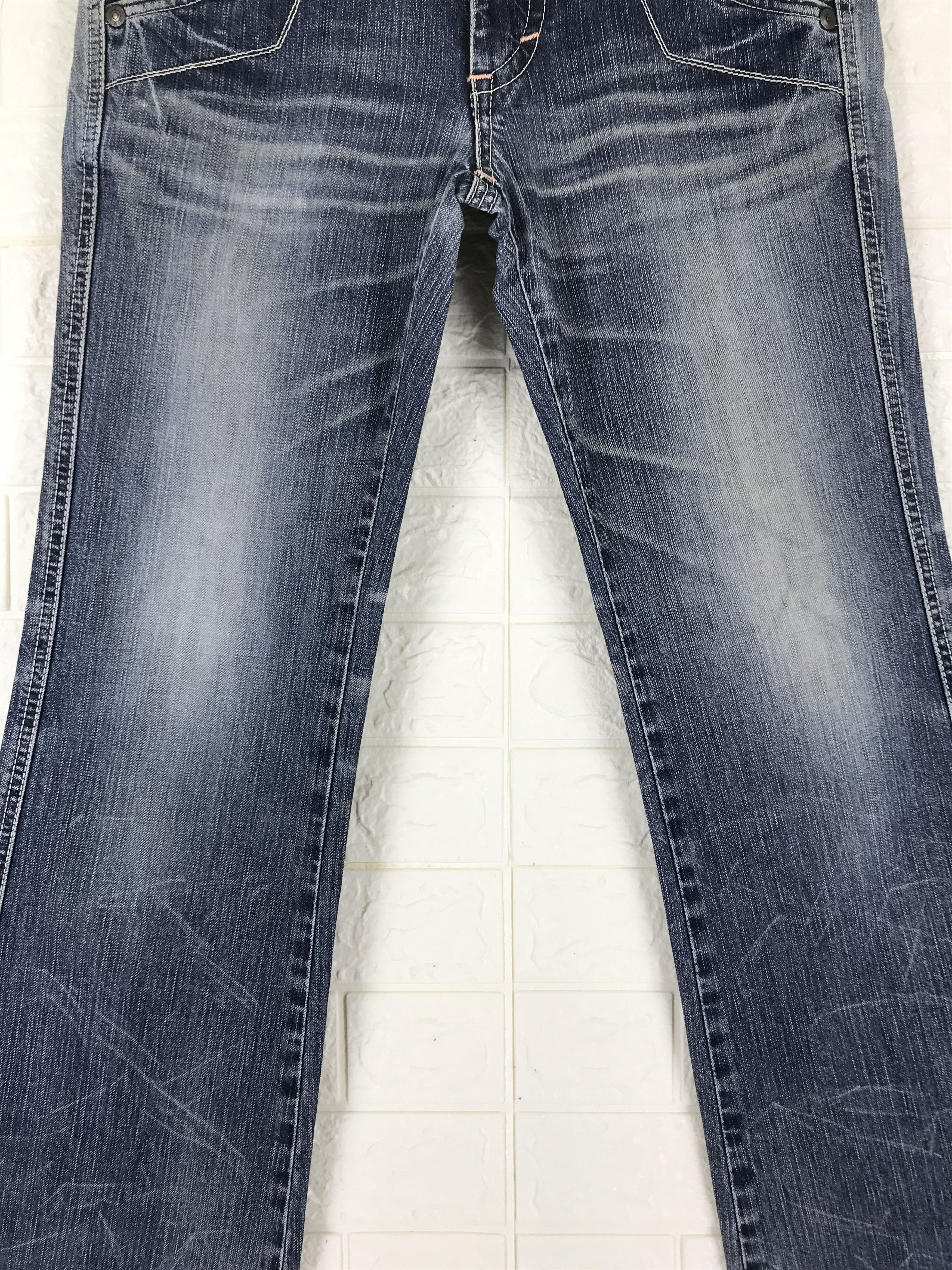 Edwin Vintage Edwin 503 Buckle Back Flare Jeans Size US 31 - 7 Thumbnail