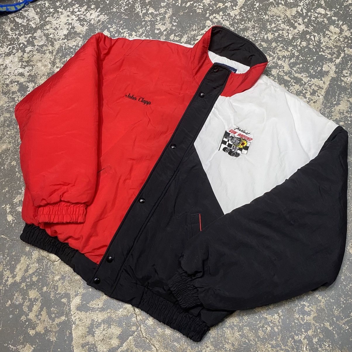 NASCAR × Vintage Vintage Fastest Gun Around Swingster Bomber Nascar Racing Ja Size US XL / EU 56 / 4 - 4 Thumbnail
