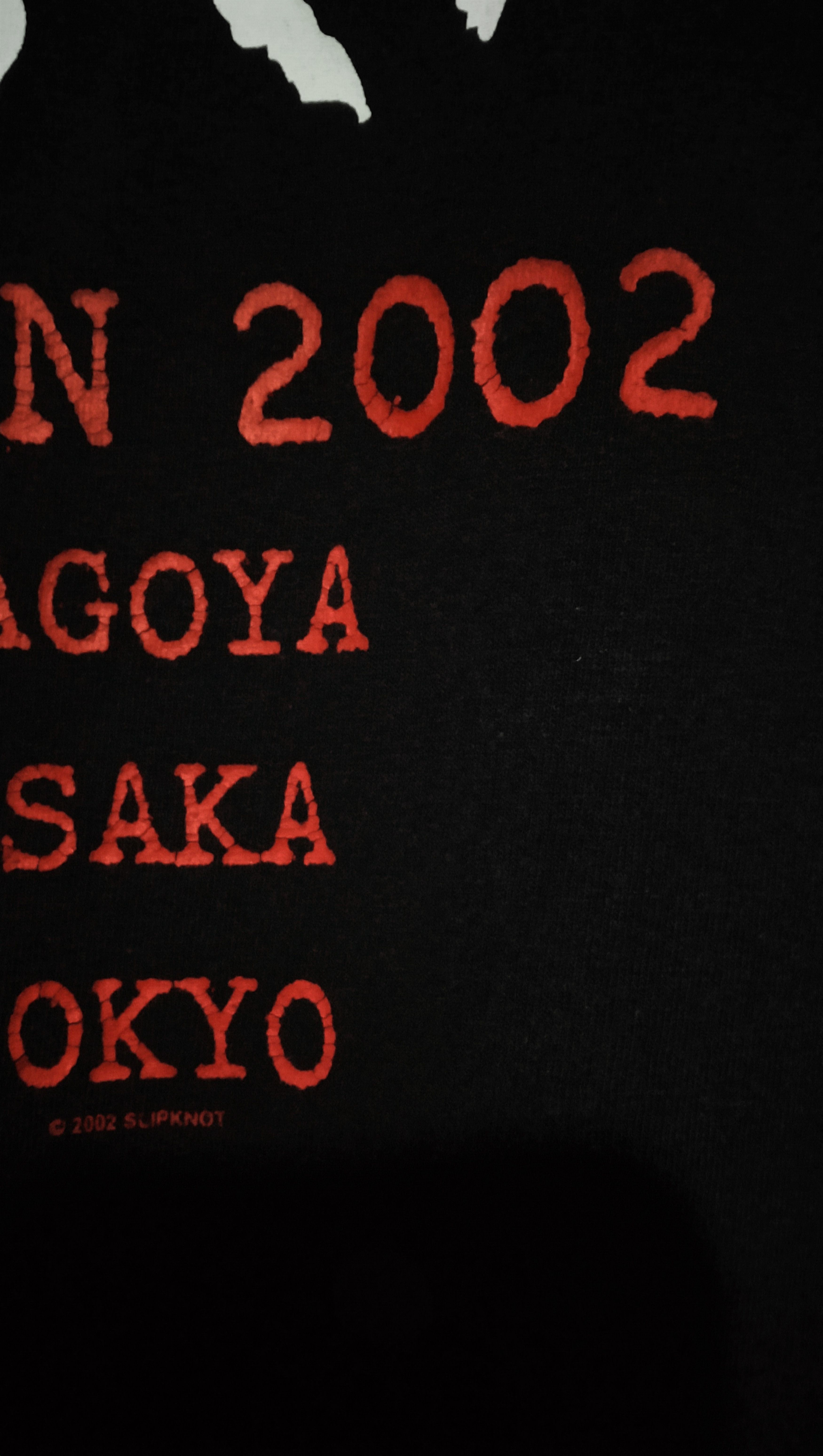 Band Tees Slipknot Japan Tour 2002 Size US L / EU 52-54 / 3 - 4 Thumbnail
