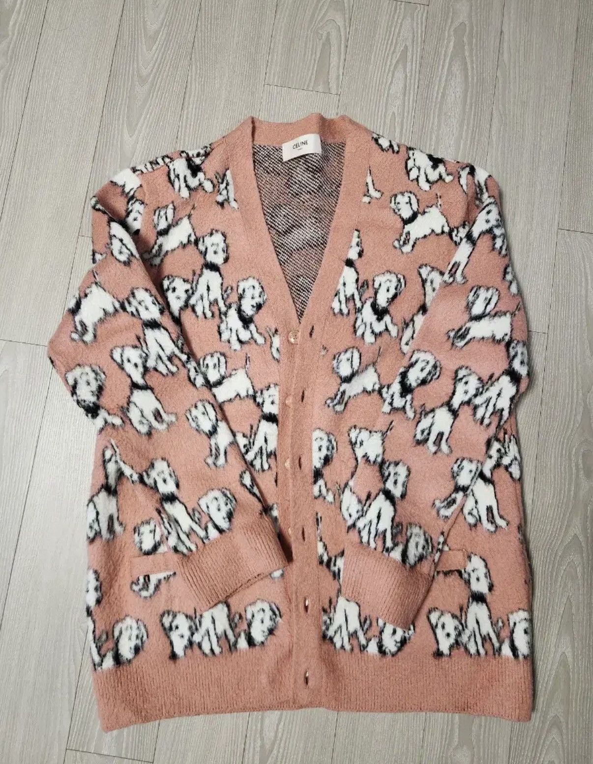 Celine Celine 22SS artist jacquard pattern cardigan sz M Size US M / EU 48-50 / 2 - 5 Thumbnail