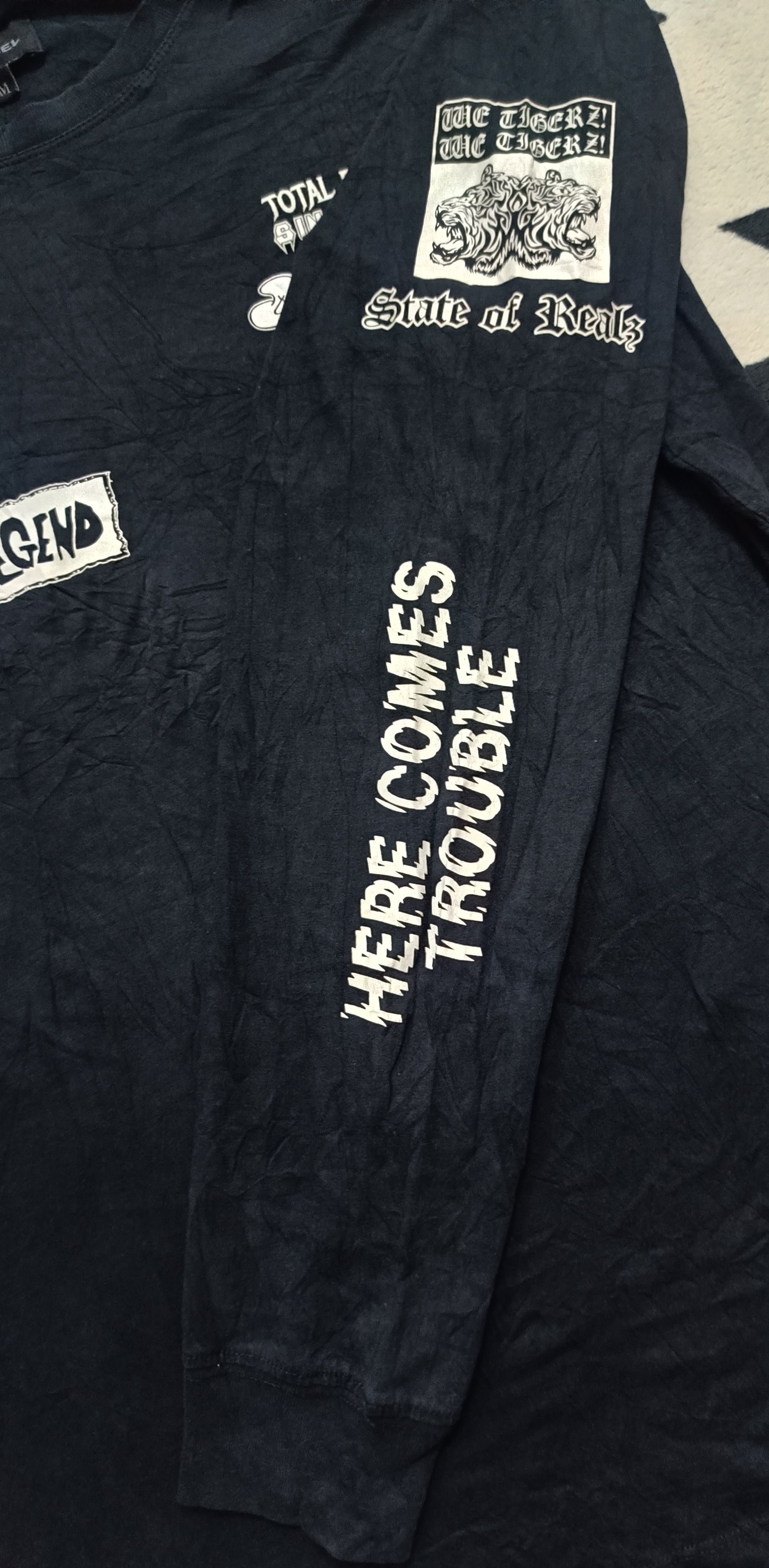 Diesel 🔥🔥 Rare Diesel Street Legend Long Sleeve Tee Size US M / EU 48-50 / 2 - 5 Thumbnail