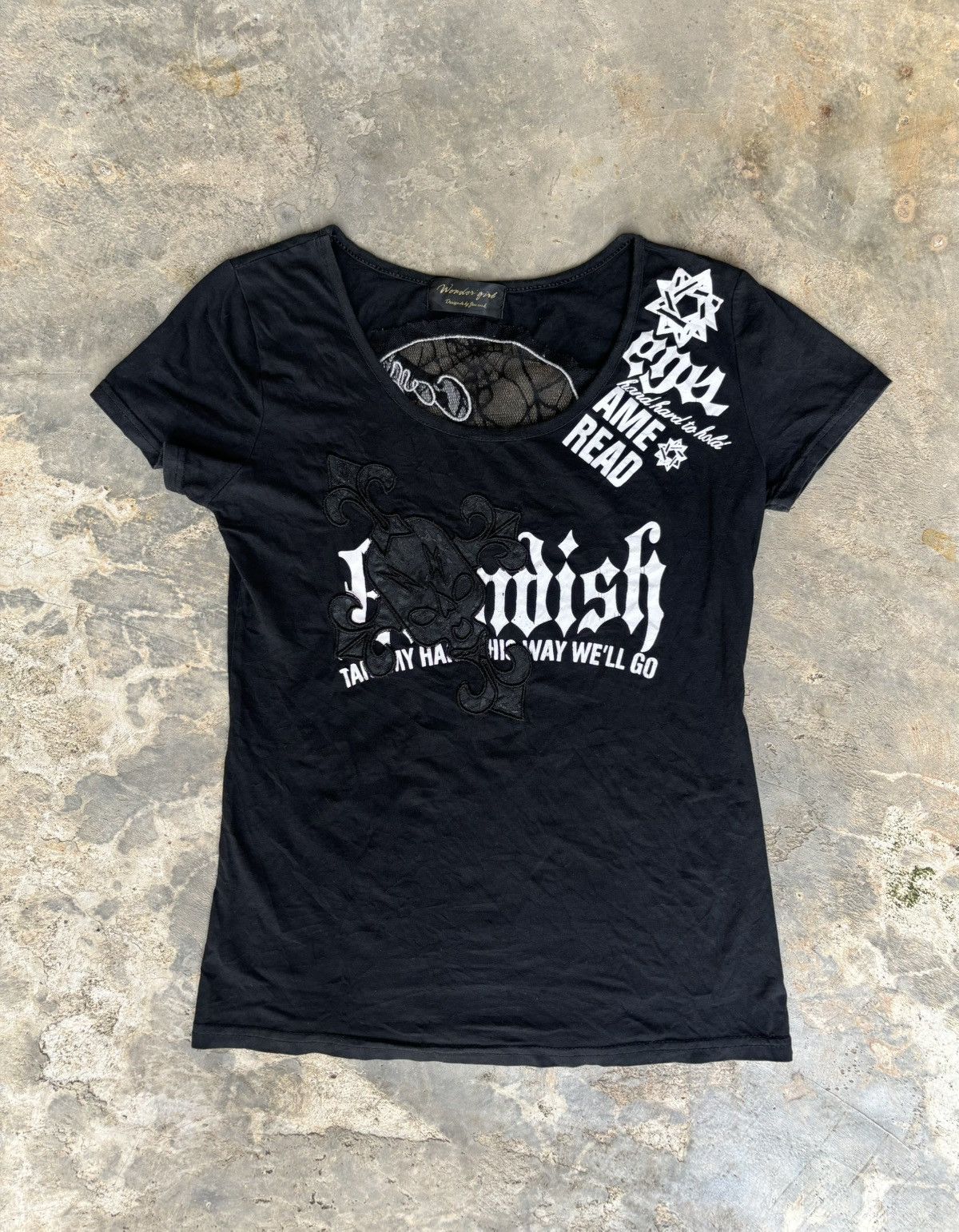 If Six Was Nine × Japanese Brand × Le Grande Bleu (L.G.B.) Y2k Opium Wonder Girl Poem Ifsix Punk Style Size M / US 6-8 / IT 42-44 - 2 Thumbnail