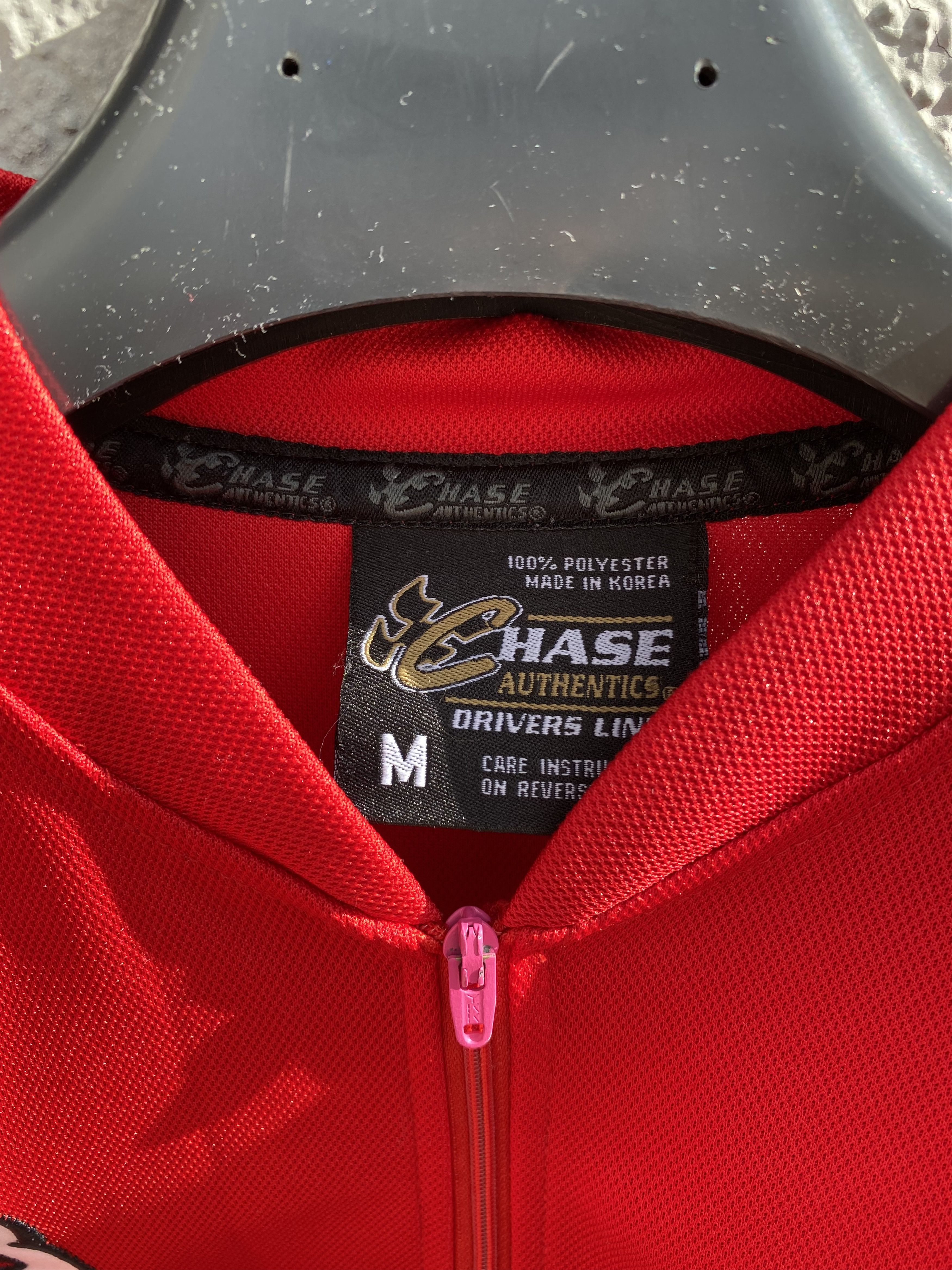 Chase Authentics × NASCAR Vintage NASCAR Chase Zip Shirt Red Bud Earnhardt #8 Jersey Size US M / EU 48-50 / 2 - 6 Thumbnail