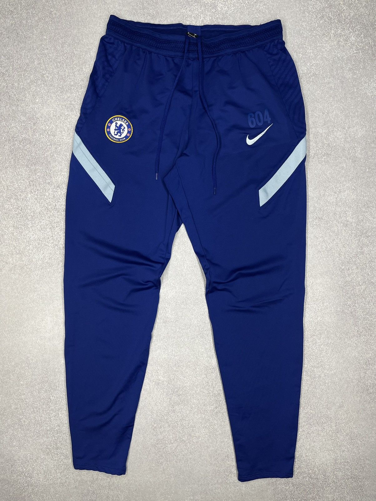 Chelsea Soccer × Nike Mens Nike Chelsea Football Club Blue Sweatpants Soccer Size US 32 / EU 48 - 2 Thumbnail