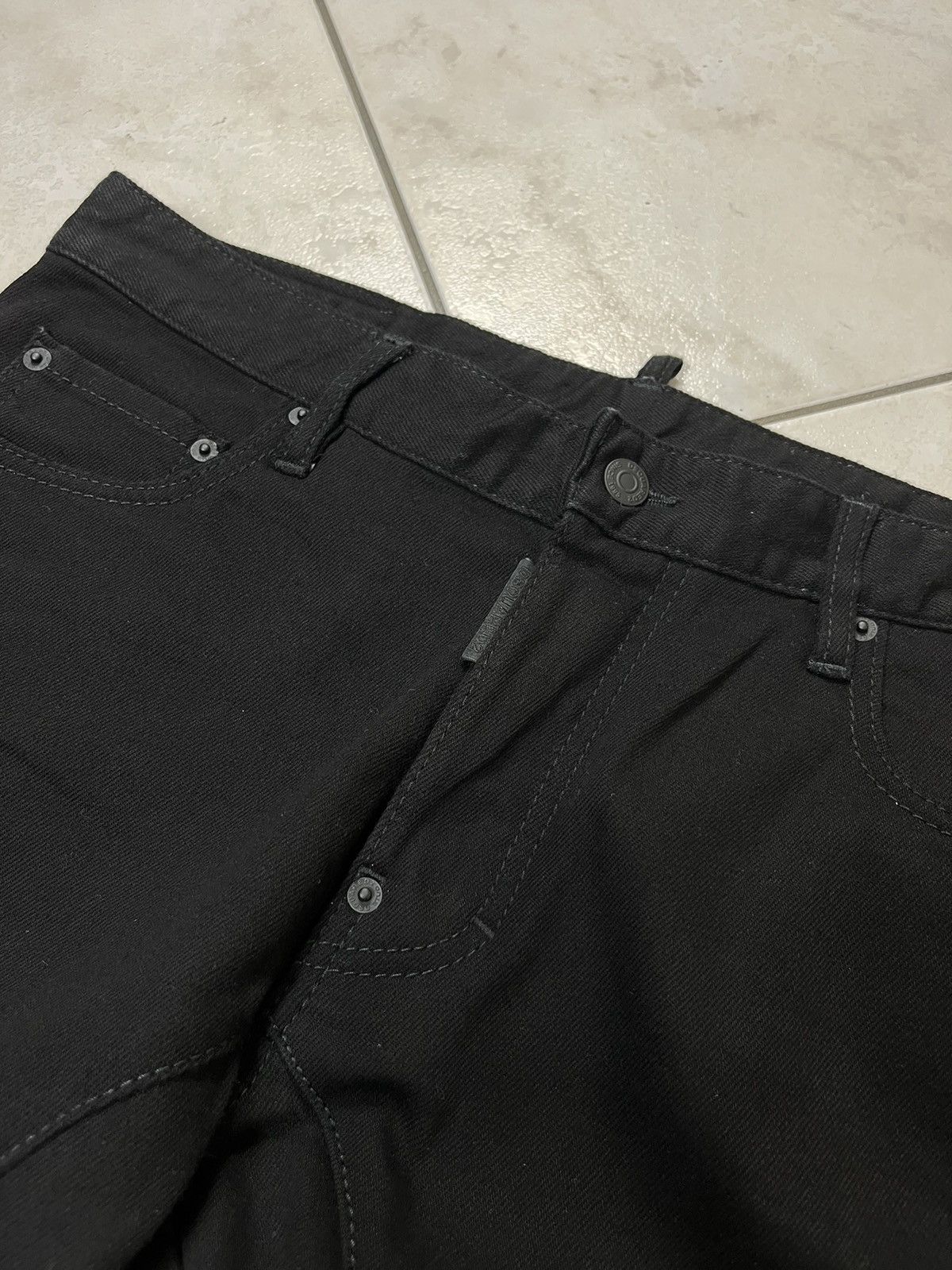 Designer × Dsquared2 Dsquared2 24-7 star Tidy biker jean denim pants full black Size US 34 / EU 50 - 10 Thumbnail