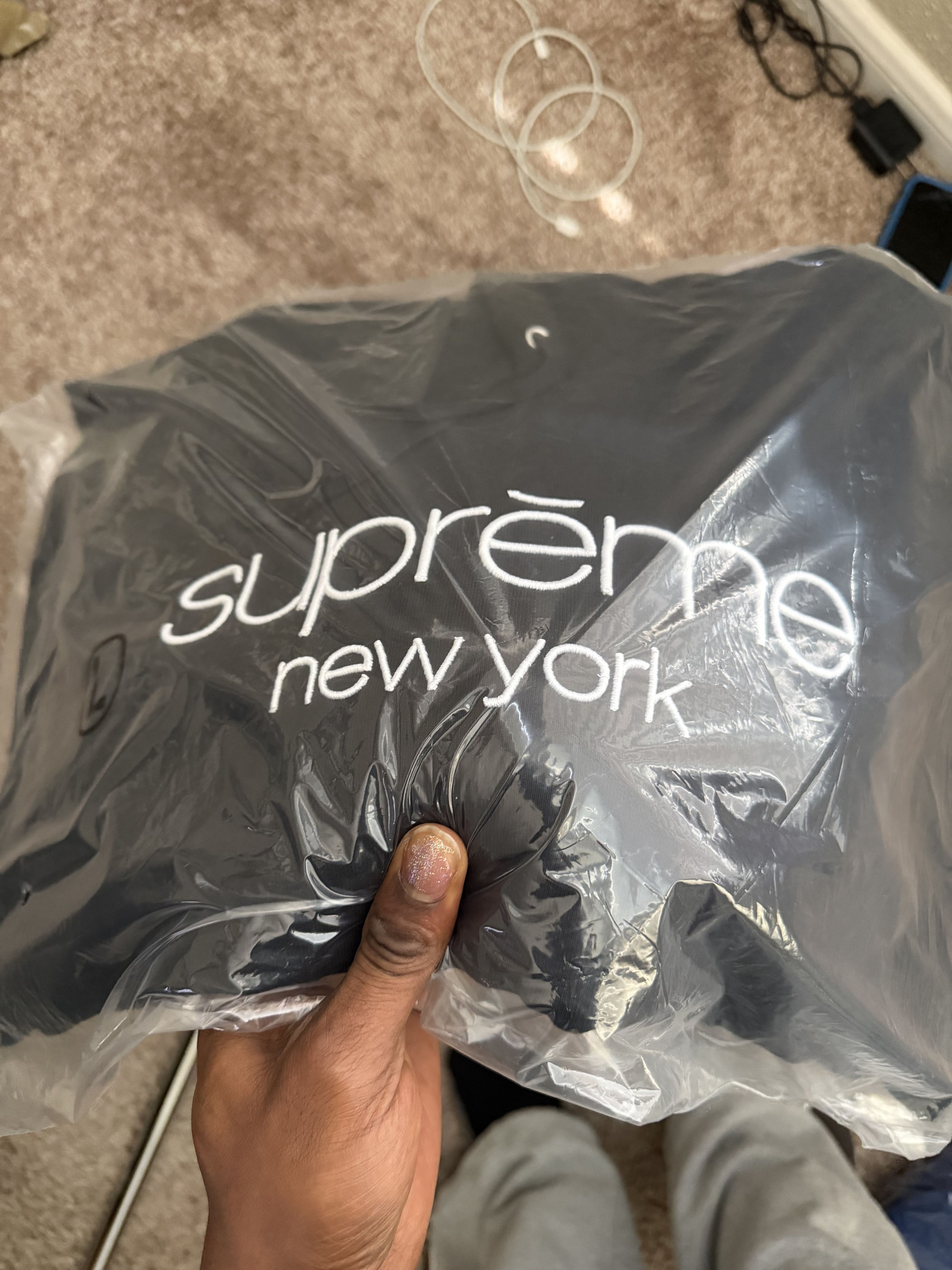 Supreme Classic Logo Hooded Sweatshirt Size US L / EU 52-54 / 3 - 2 Thumbnail