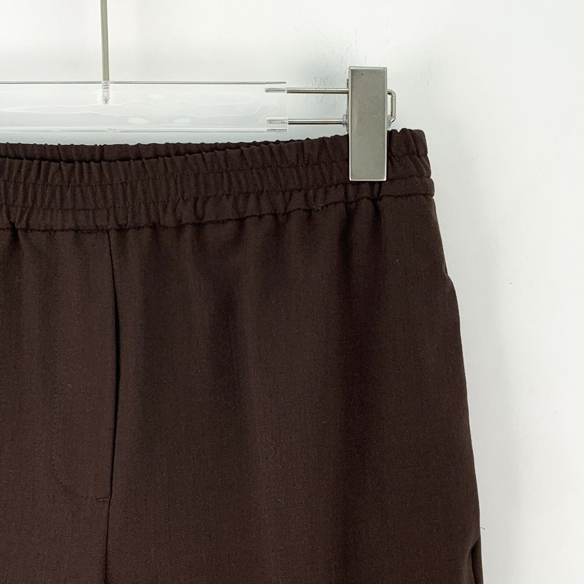 Max Mara Maxmara Dark Coffee Casual Suit Trousers K26WX Size 26" / US 2 / IT 38 - 3 Thumbnail