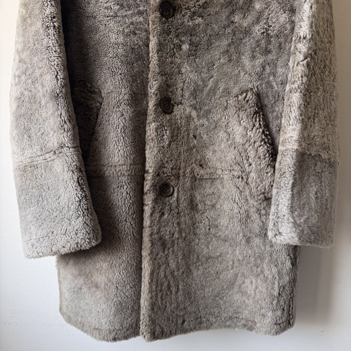 Gucci Gucci Tom Ford FW1996 Oversized Heavy Shearling Leather Coat Size US M / EU 48-50 / 2 - 4 Thumbnail