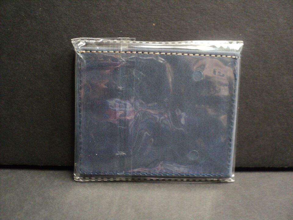 Nomadic State of Mind State of Mind Vegan Leather Card Wallet Navy Blue 4" x 3" Size ONE SIZE - 2 Thumbnail