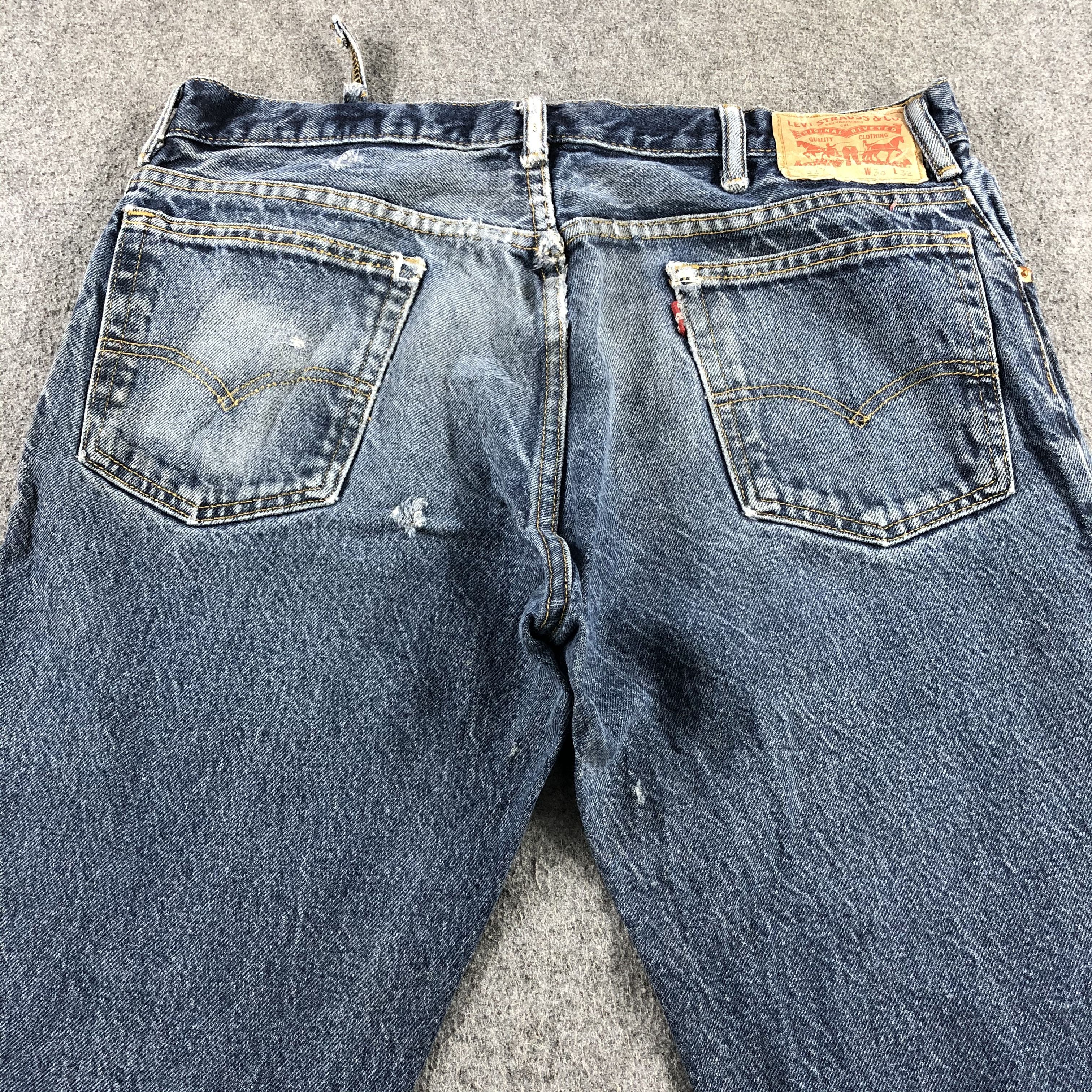 Levi's Vintage Blue Wash Levis 517 Jeans-J2203 Size US 35 - 4 Thumbnail