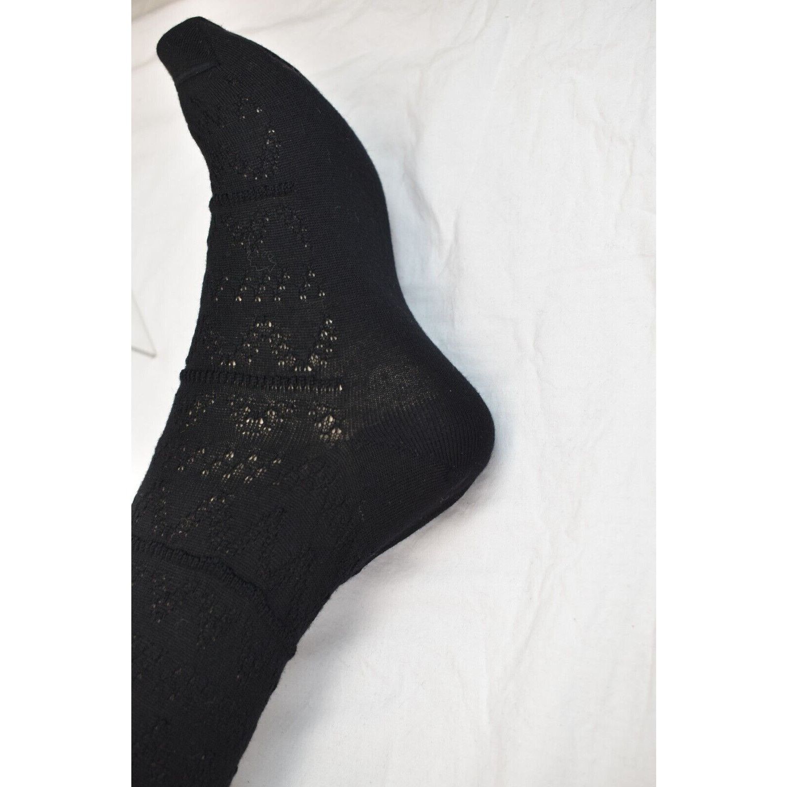 Miu Miu MIU MIU PRADA BLACK WOOL OTK BOOT LONG STOKINGS 3 L IT $725 Size ONE SIZE - 10 Thumbnail