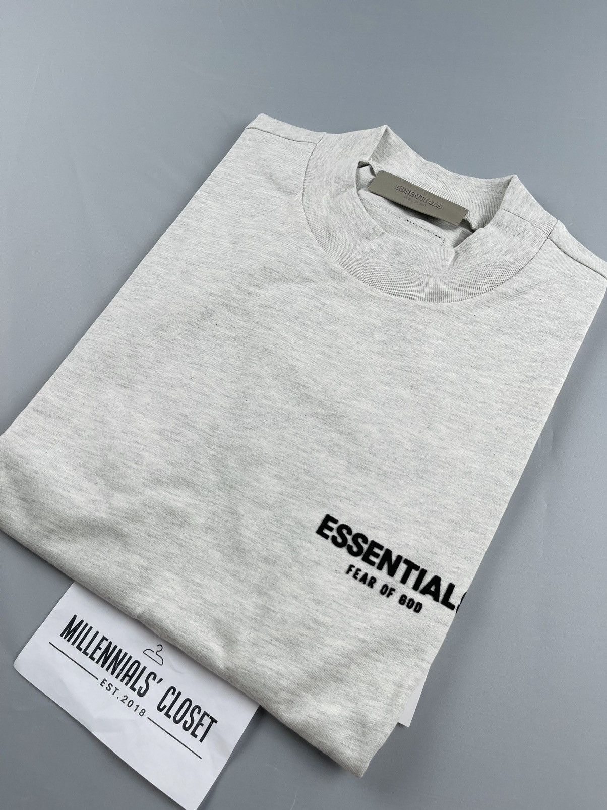 Essentials Fear of God Essentials Light Oatmeal T-Shirt SS22 size S Size US S / EU 44-46 / 1 - 4 Thumbnail