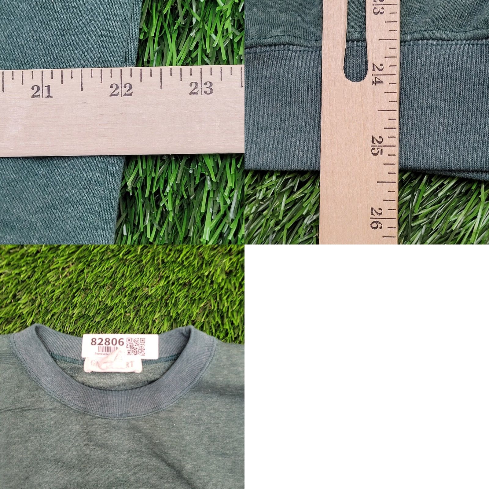 Gap VINTAGE GAP SPORT Sweatshirt Mens M 22x25 Green Cropped Baggy Crew Neck 1980s 80s Retro Size US M / EU 48-50 / 2 - 9 Thumbnail