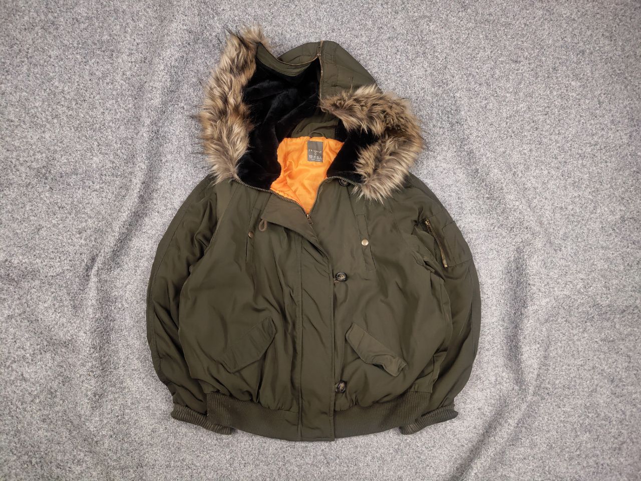 Pre-owned If Six Was Nine Vtg Fur Jacket Yohji Yamamoto Junya Watanabe Playboi Style In Green