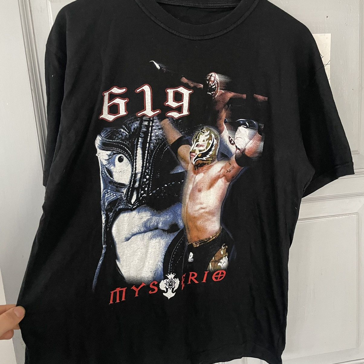 Vintage × WWE Vintage 00’s Rey Mysterio ‘619’ WWE T-shirt retro y2k Size US L / EU 52-54 / 3 - 5 Thumbnail