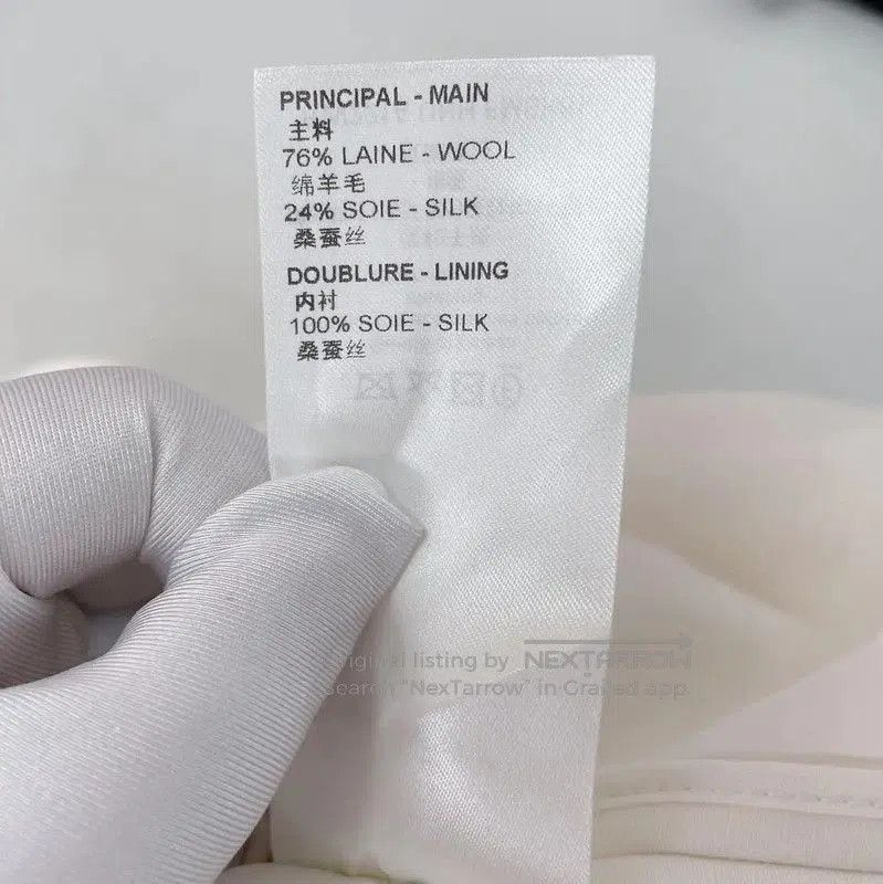 Louis Vuitton Louis Vuitton Women's White Wool A. Size 27" / US 4 / IT 40 - 9 Thumbnail