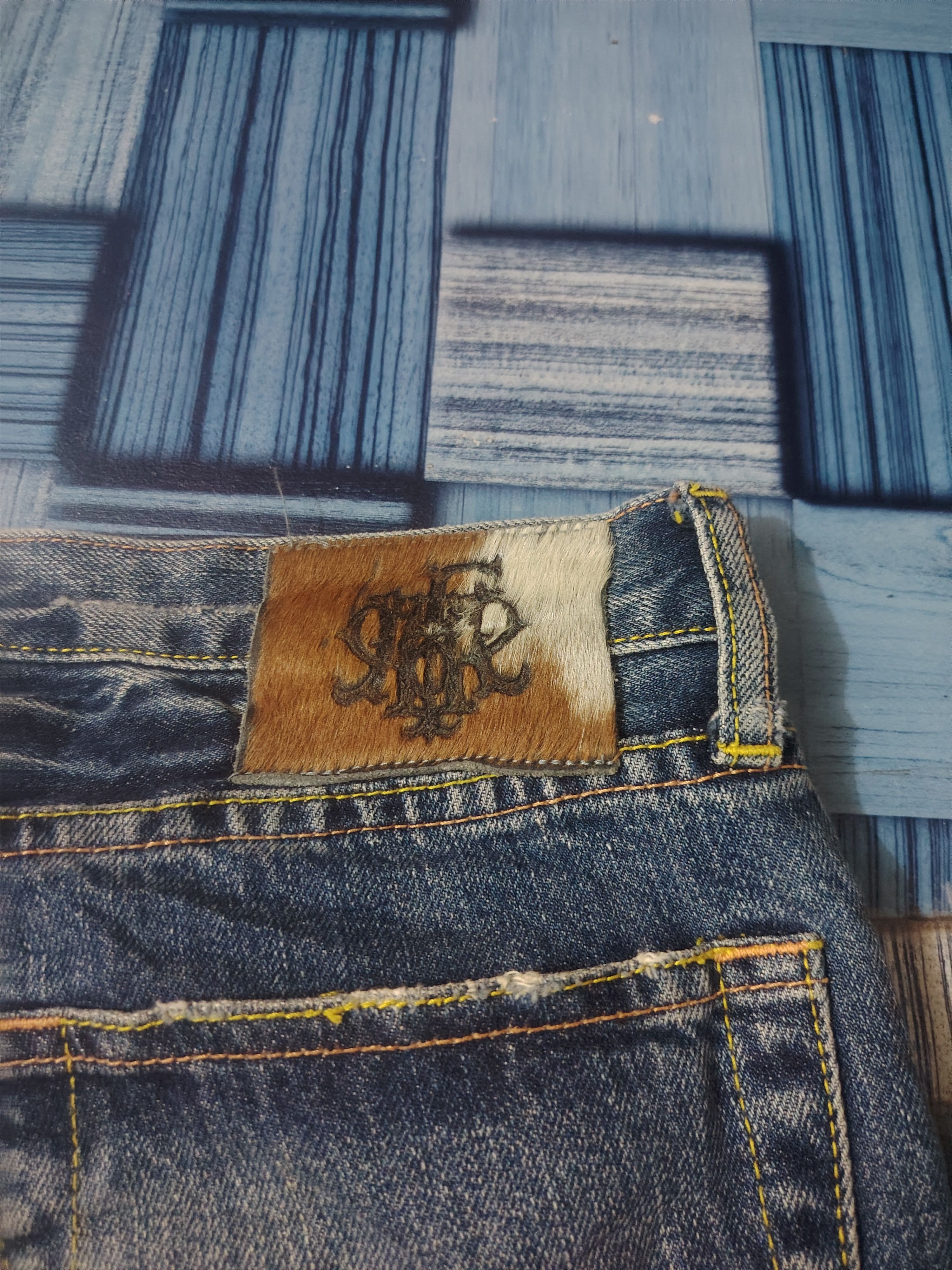 PPFM Japanese PPFM Distressed Jeans Size US 31 - 16 Thumbnail