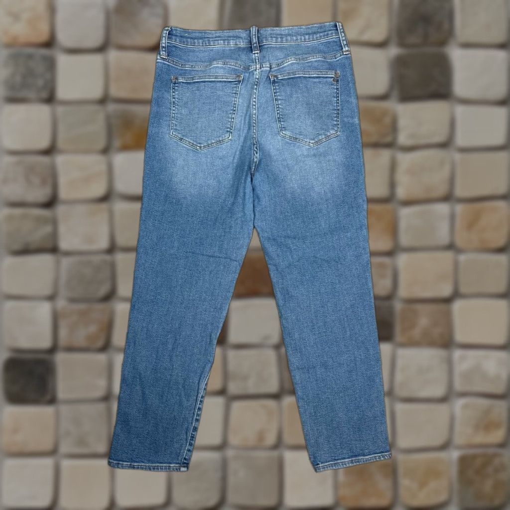 Madewell Madewell Stovepipe Jeans Women 31 Blue Denim Cropped High Rise 32x26 Jeans Size 24" / US 00 / IT 34 - 1 Thumbnail