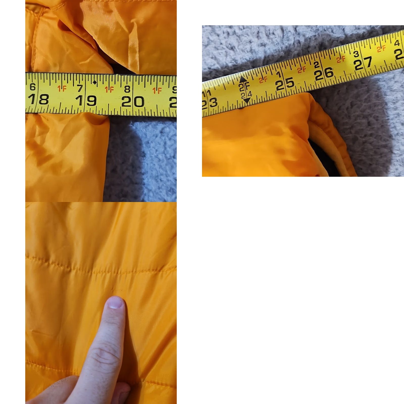 The North Face The North Face Brecon Jacket Orange Yellow Men's Small Puffer Winter Size US S / EU 44-46 / 1 - 8 Thumbnail